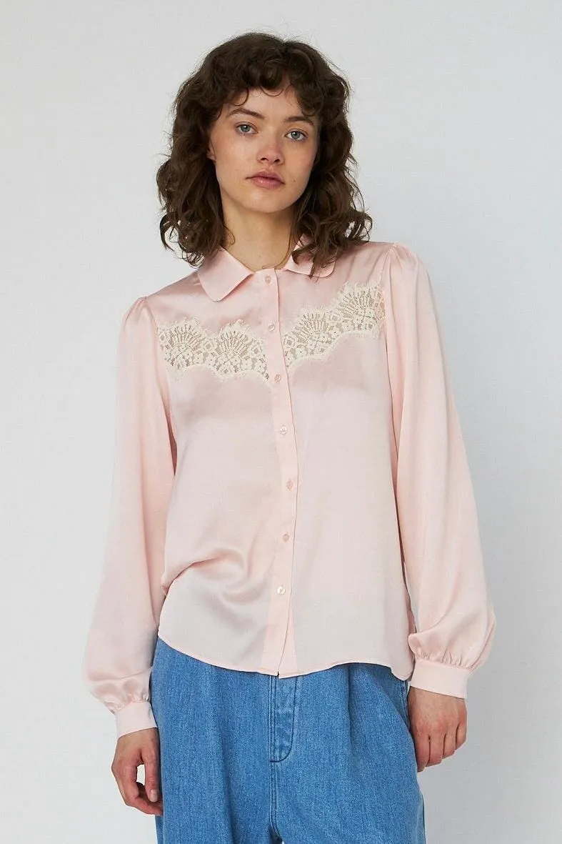 Stella Nova - Delicate Lace Shirtcp54-2308 - 150 Kiss Rose