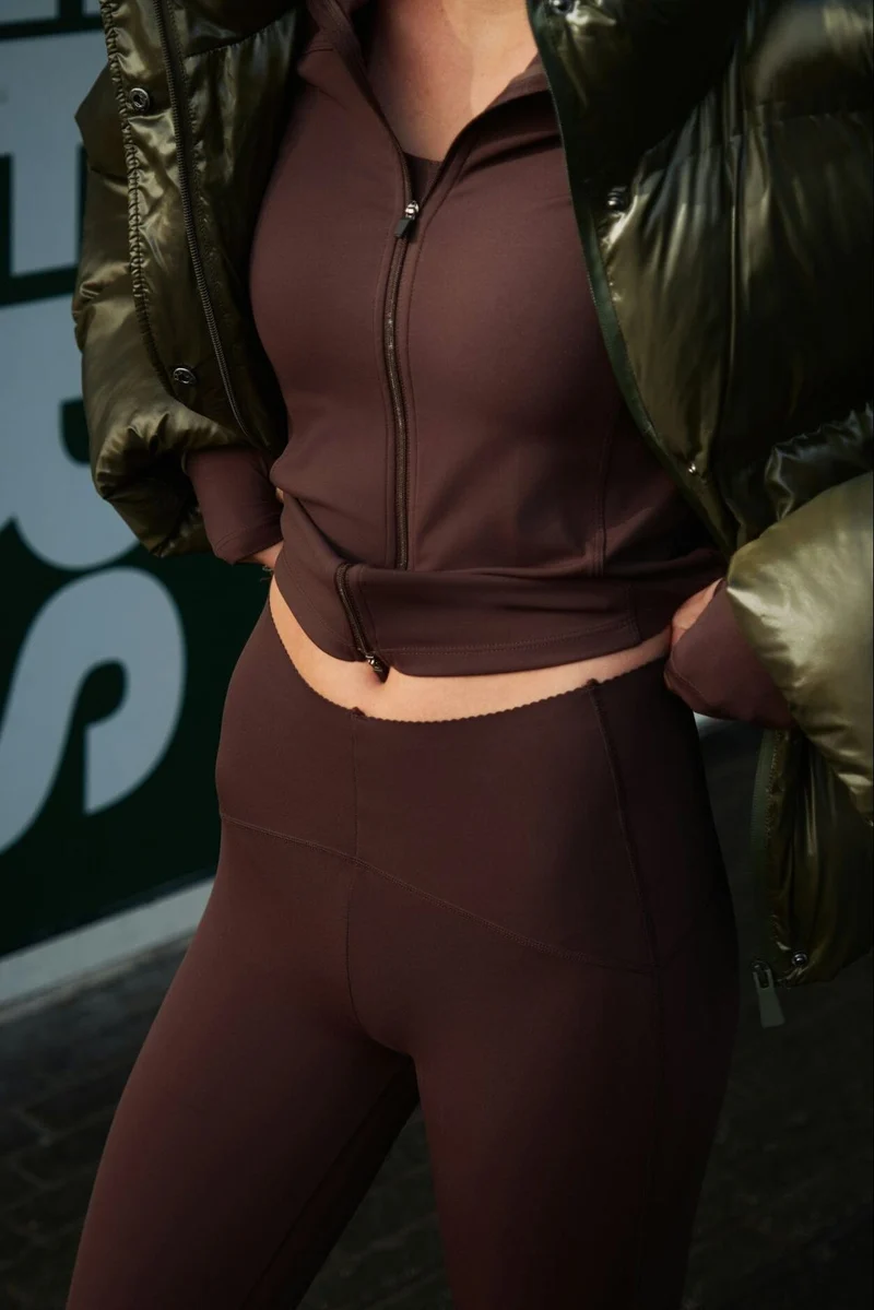 Neo Noir - Vesta Leggings 166994 - 584 - Chocolate Brown