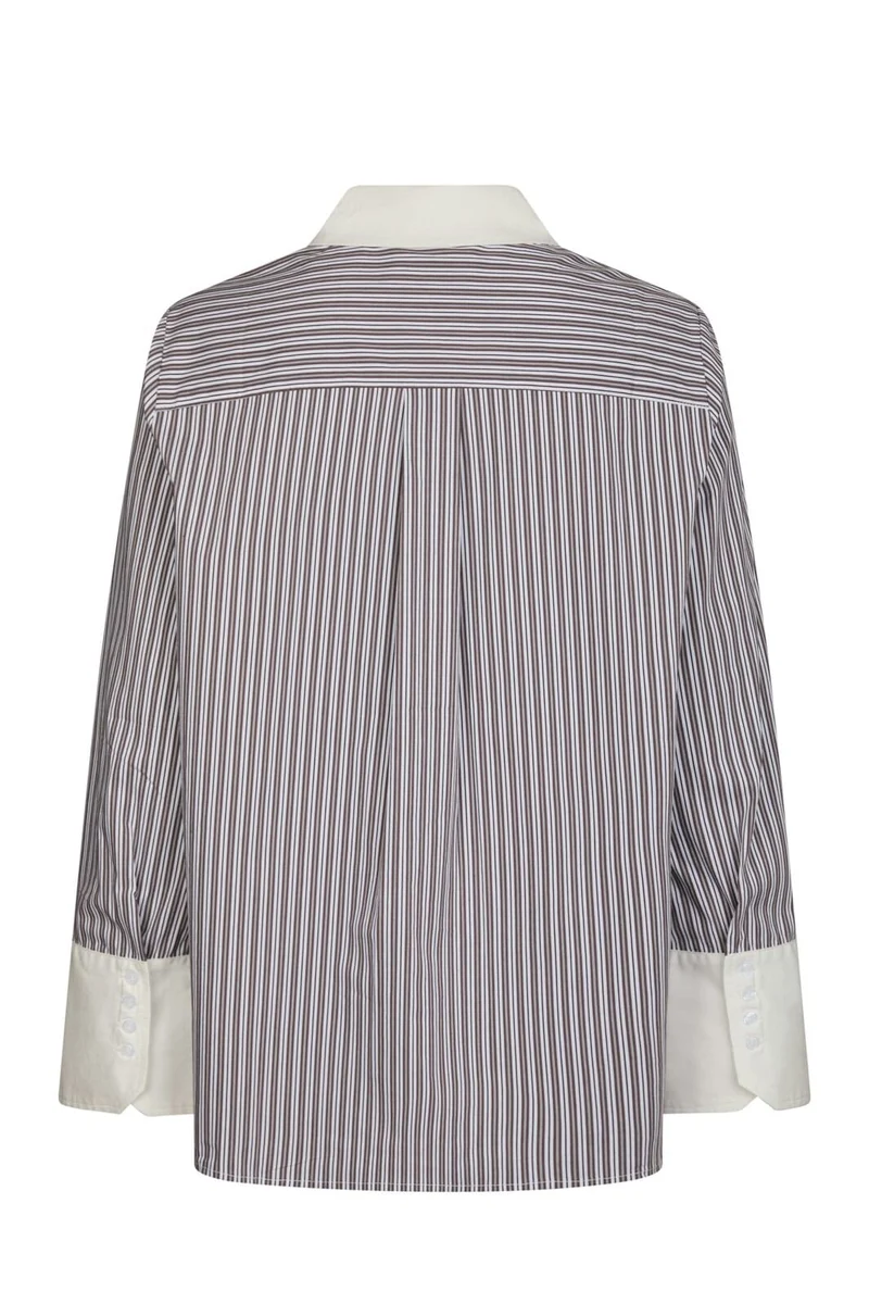 Neo Noir - Dranila Stripe Shirt 165982 - 210 - Brown