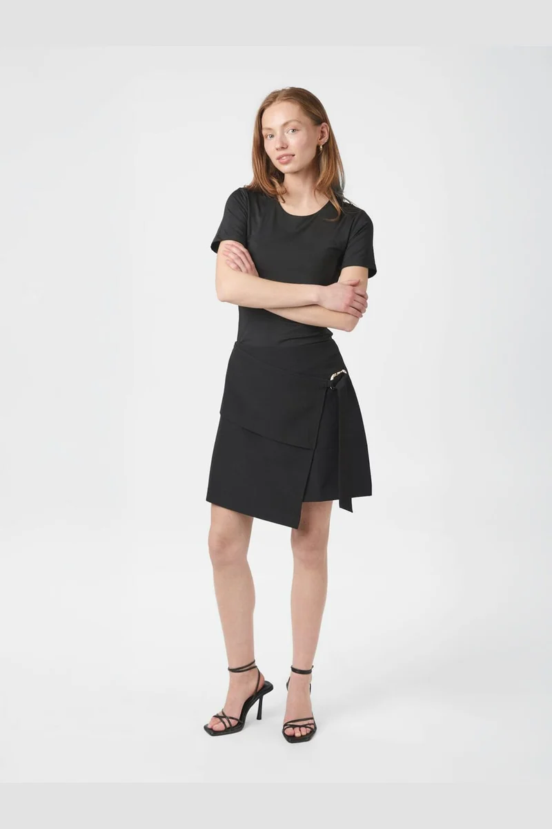 Neo Noir - Bonnie Deco Skirt 166083 - 100 - Black