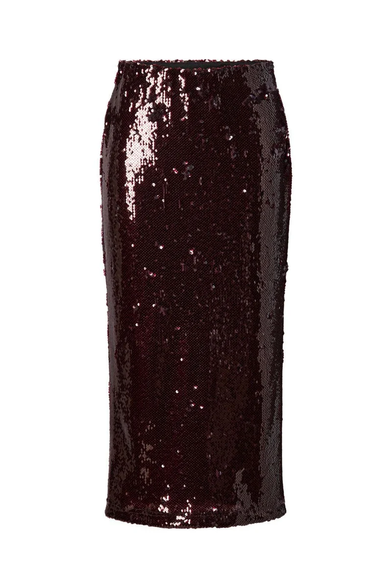 YAS - Yasroyalina Hmw Sequin Ankle Skirt -Show - 4845878 Port Royale W Sequins