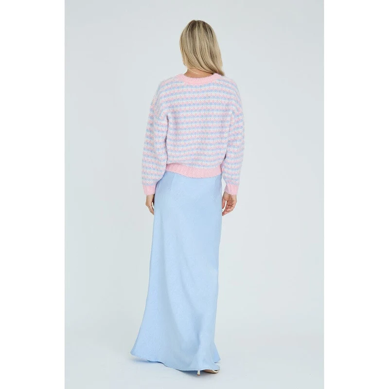 A-View - Sassi Knit Pullover AV7072 - 260 - Rose/Blue