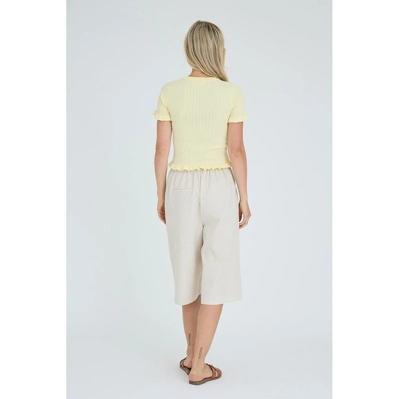A-View - Fabi Knit Top AV7079 - 069 - Pale Yellow