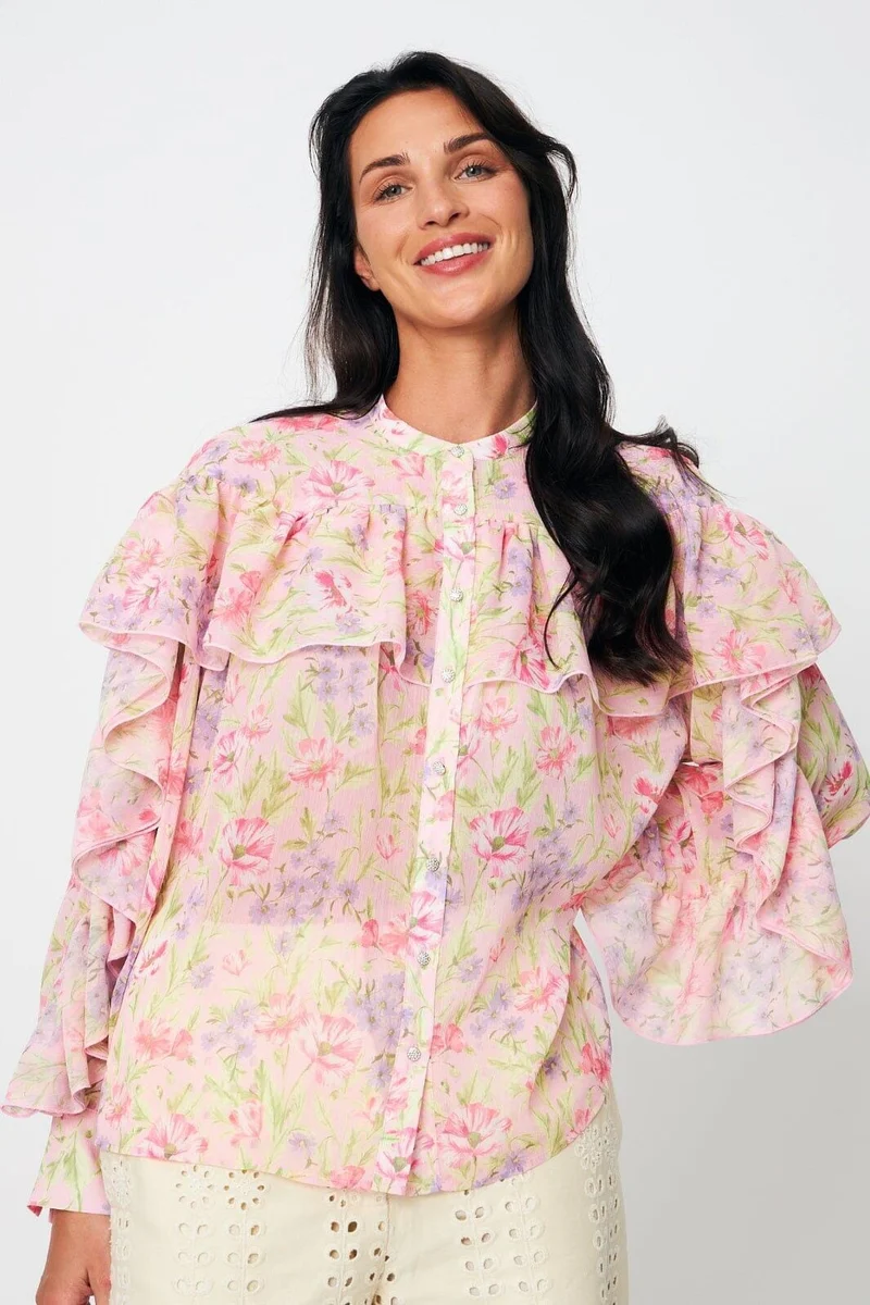 Cras - Laralil Shirt C621 - 8147 - 8147 Blossom Meadow