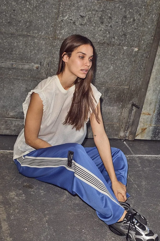 Haute L'Amitié - Baggy Track Tall Pants HL10071 - Blue