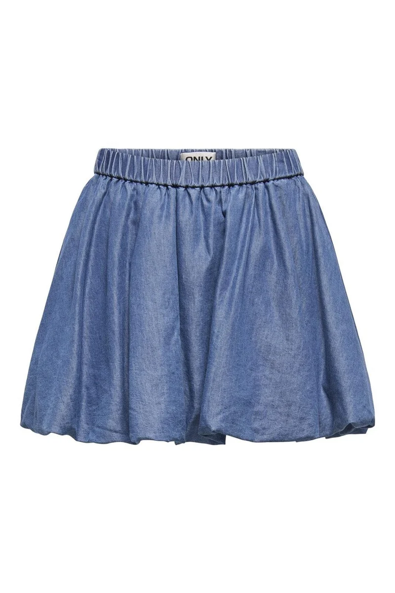 Only - Onlbea Balloon Skirt - 4718984 Medium Blue Denim