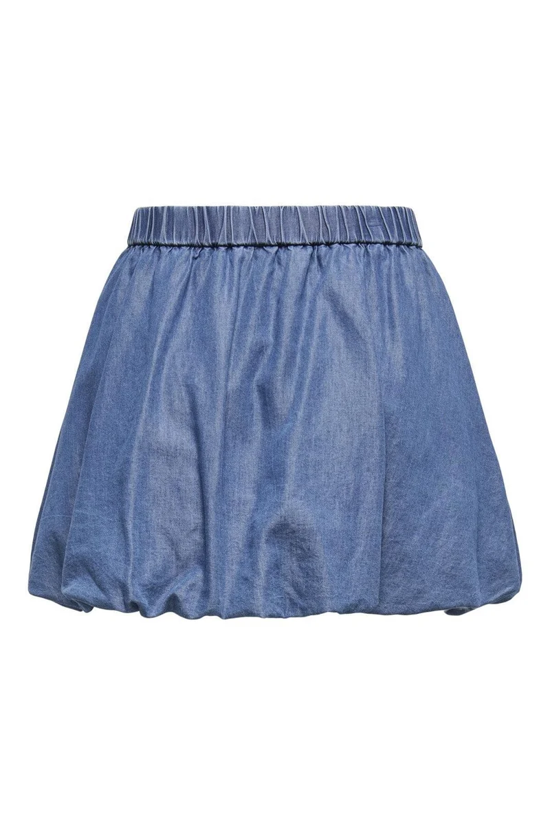 Only - Onlbea Balloon Skirt - 4718984 Medium Blue Denim