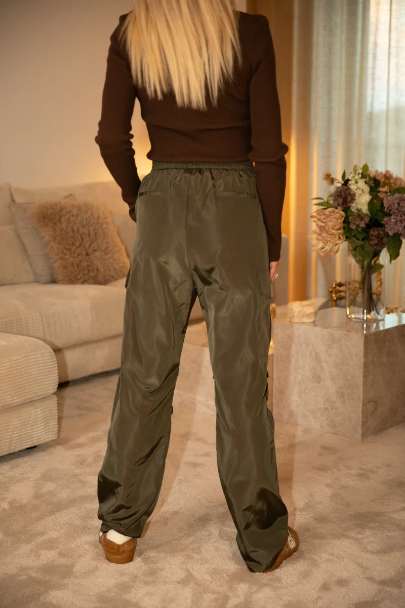 Valentin Studio - Shine Cargo Pants 167593 - 151 - Army