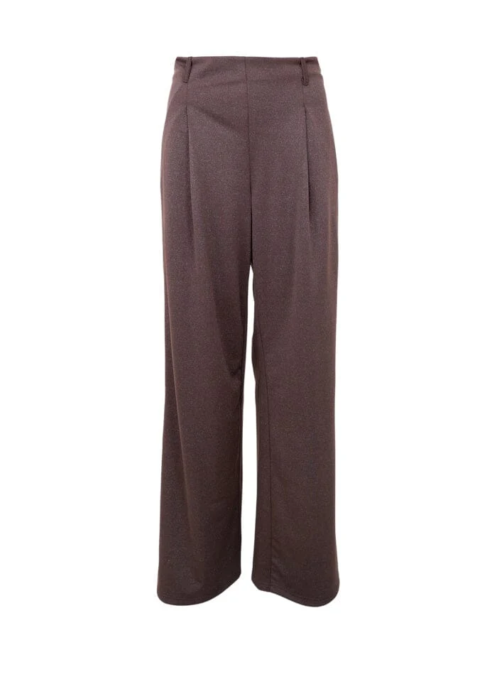 Black Colour - Bctoni Pleated Pant 41020 - Coffee
