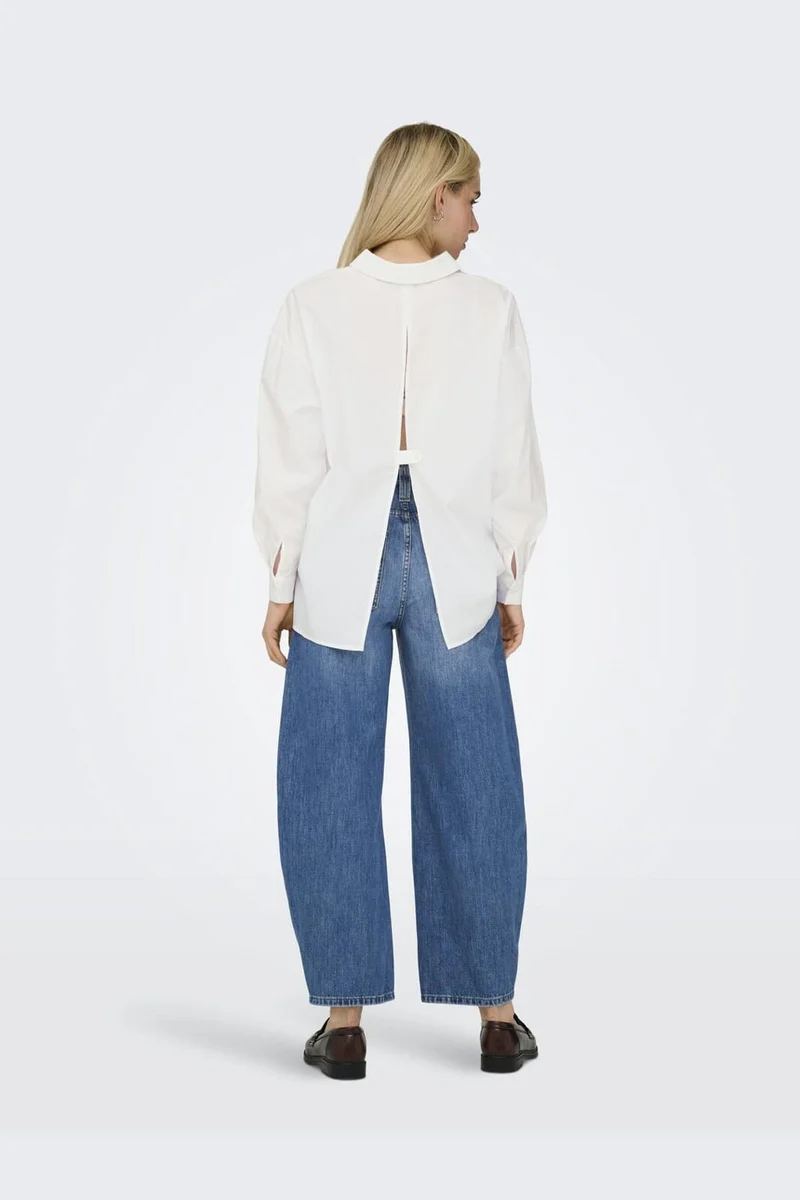 Only - Onllibba L/S Shirt - 4951306 Bright White