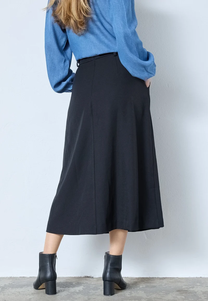Co´Couture - Lunacc Pocket Pleat Skirt 34222 - 96 - Black