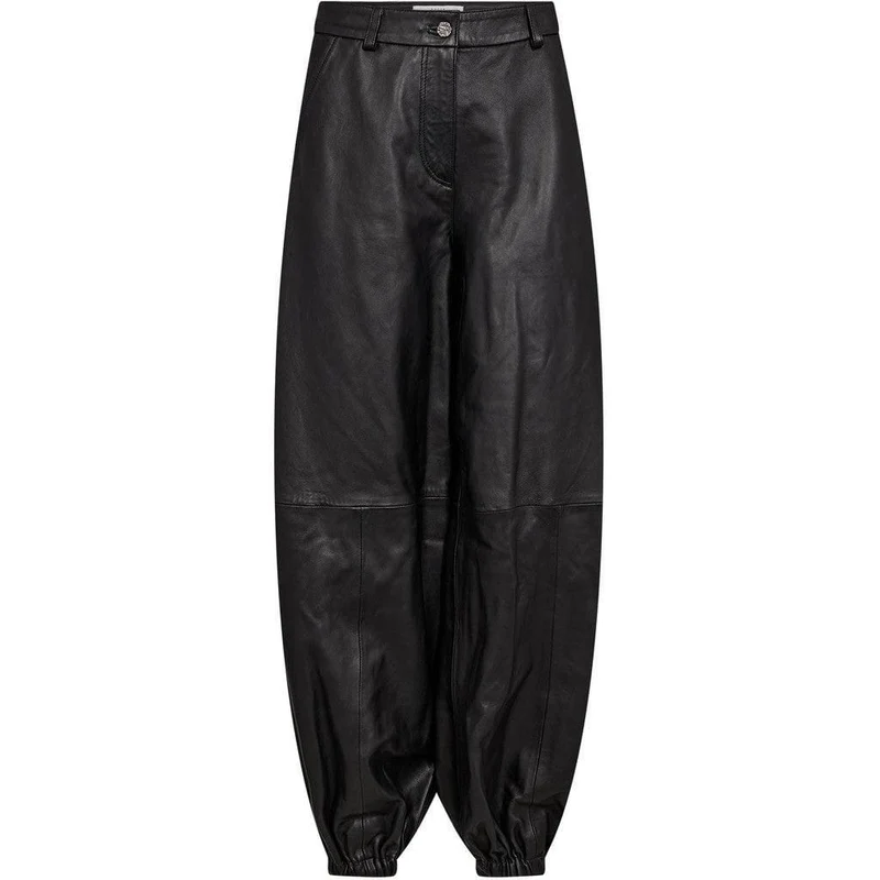 Haute L'Amitié - Jasmin Leather Harem Pant HL10541 - Black