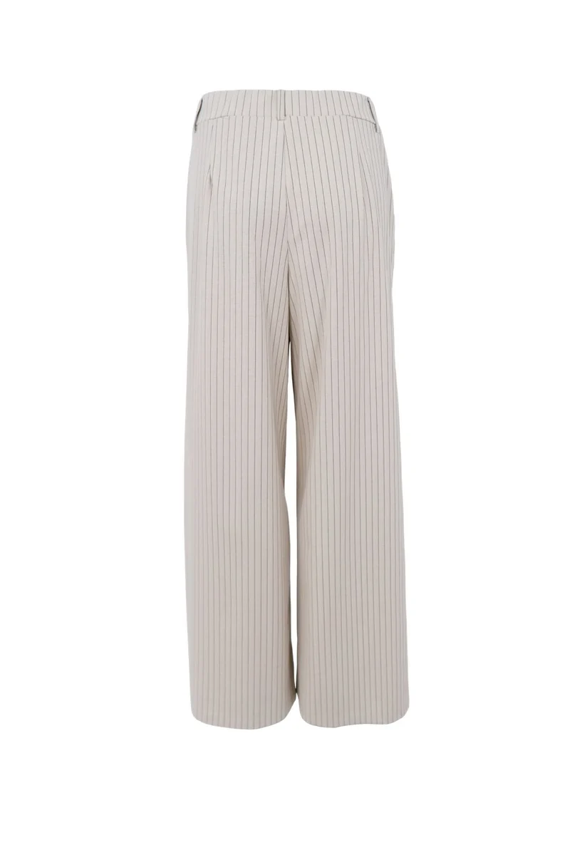 Black Colour - Bcmilano Wideleg Pant 41110 - Kit Stripe