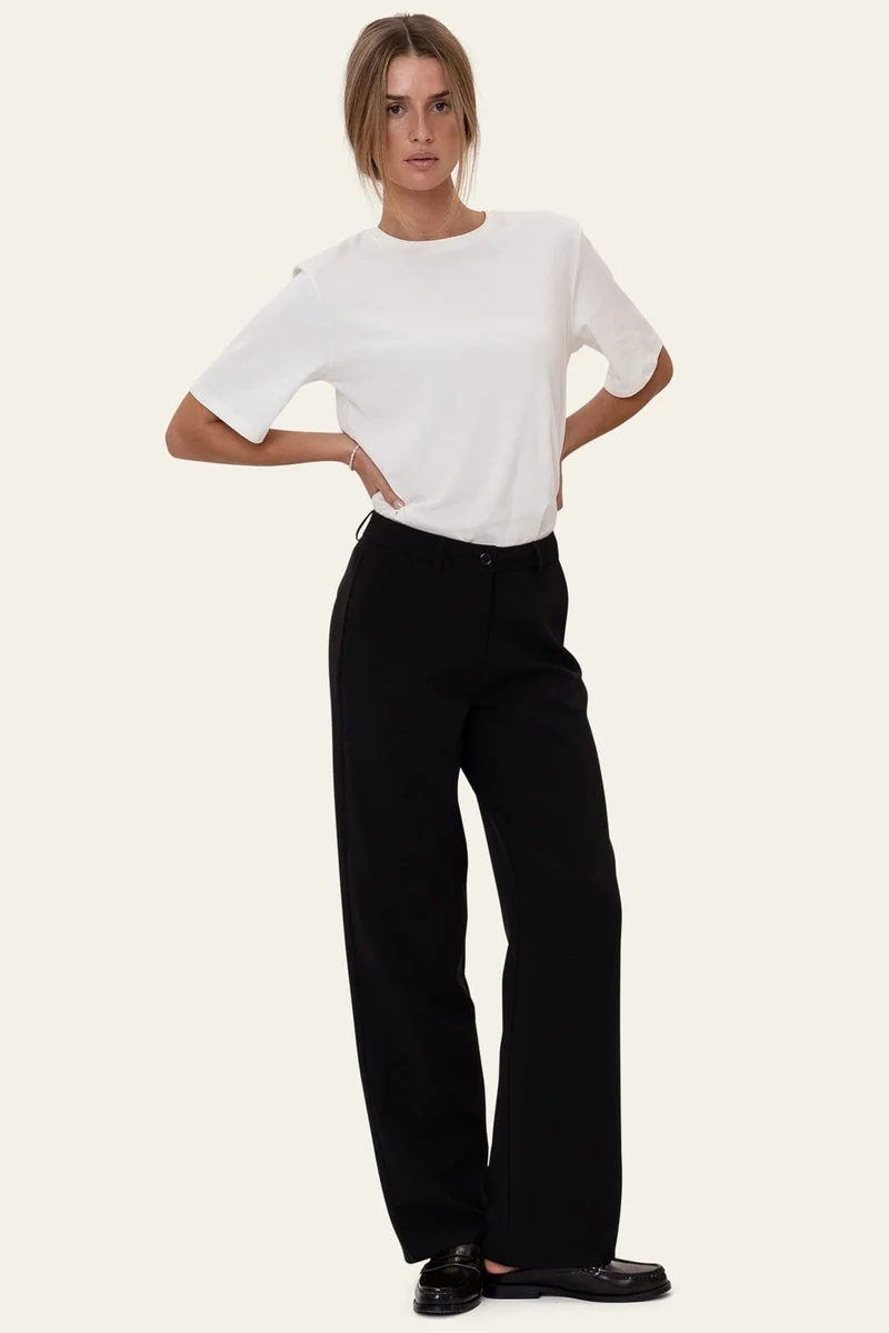 BYIC - Signatureic Wide Pants A2586 - Black