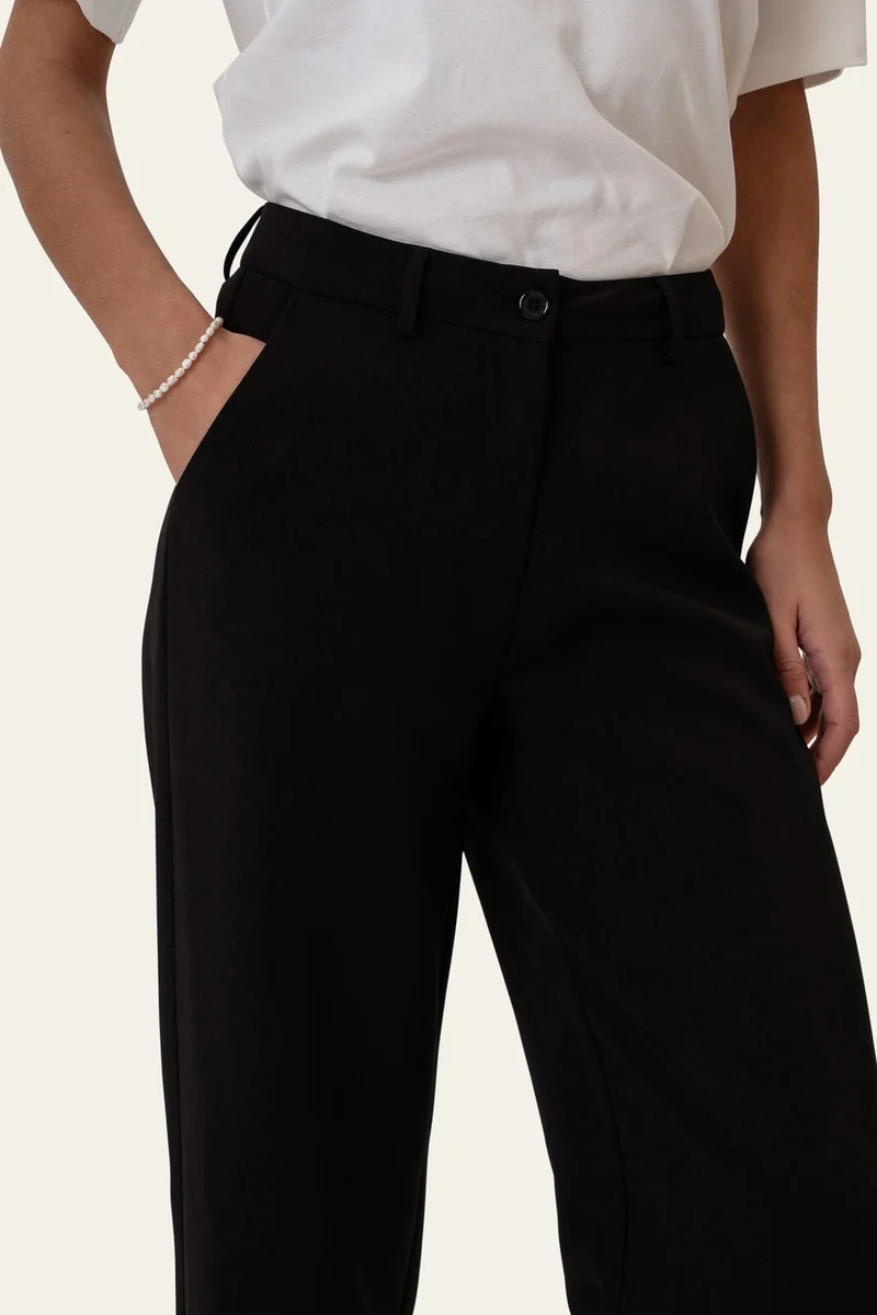 BYIC - Signatureic Wide Pants A2586 - Black