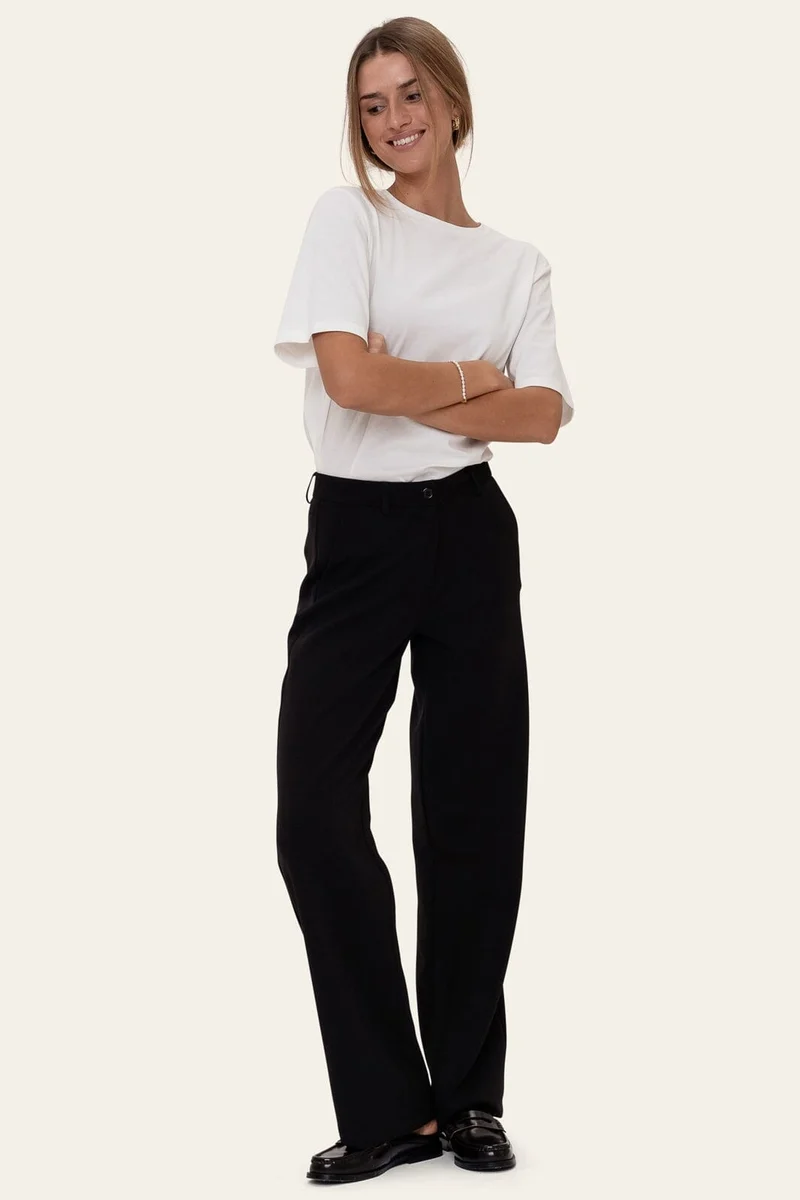 BYIC - Signatureic Wide Pants A2586 - Black