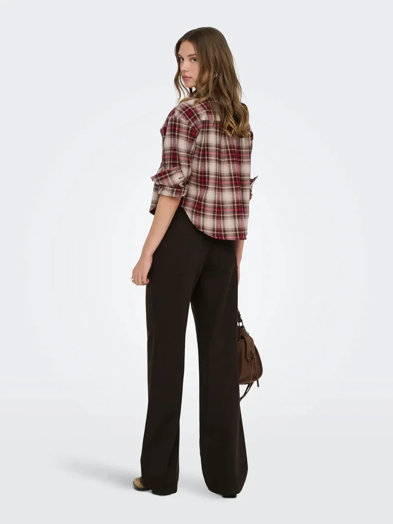 Only - Onljuicy-Soft Wide Pant - 5003385 Black Coffee