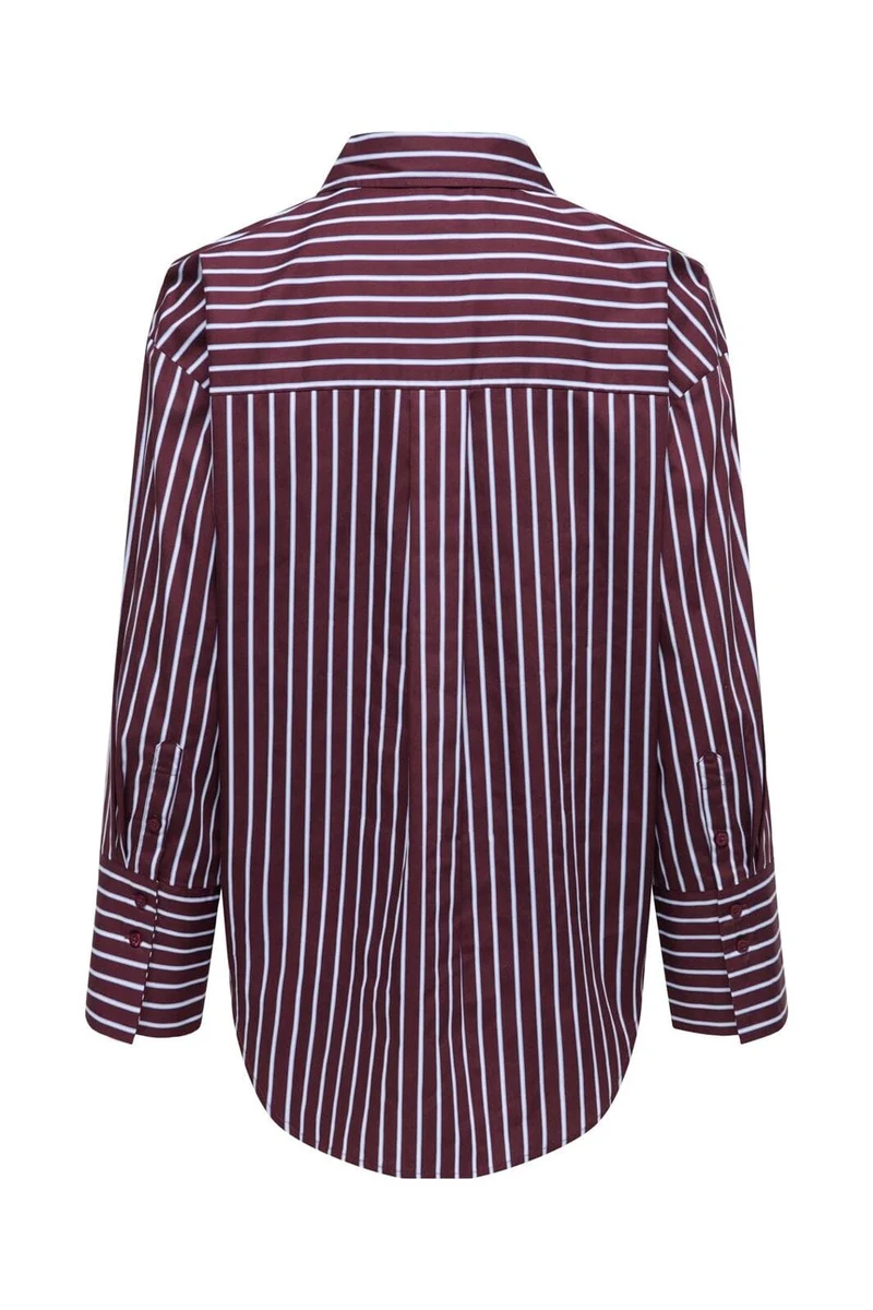 JDY - Jdyserena L/S Shirt - 5083220 Port Royale Cashmere Blue&Cloud Dancer
