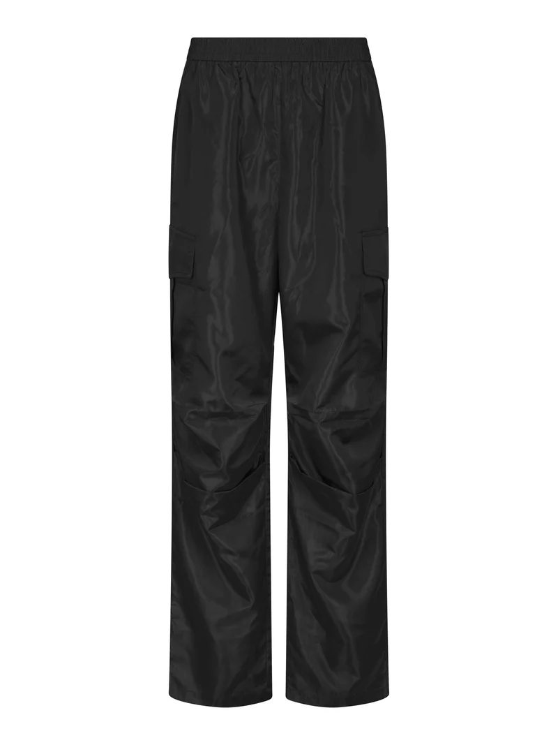 Valentin Studio - Shine Cargo Pants 167593 - 100 - Black