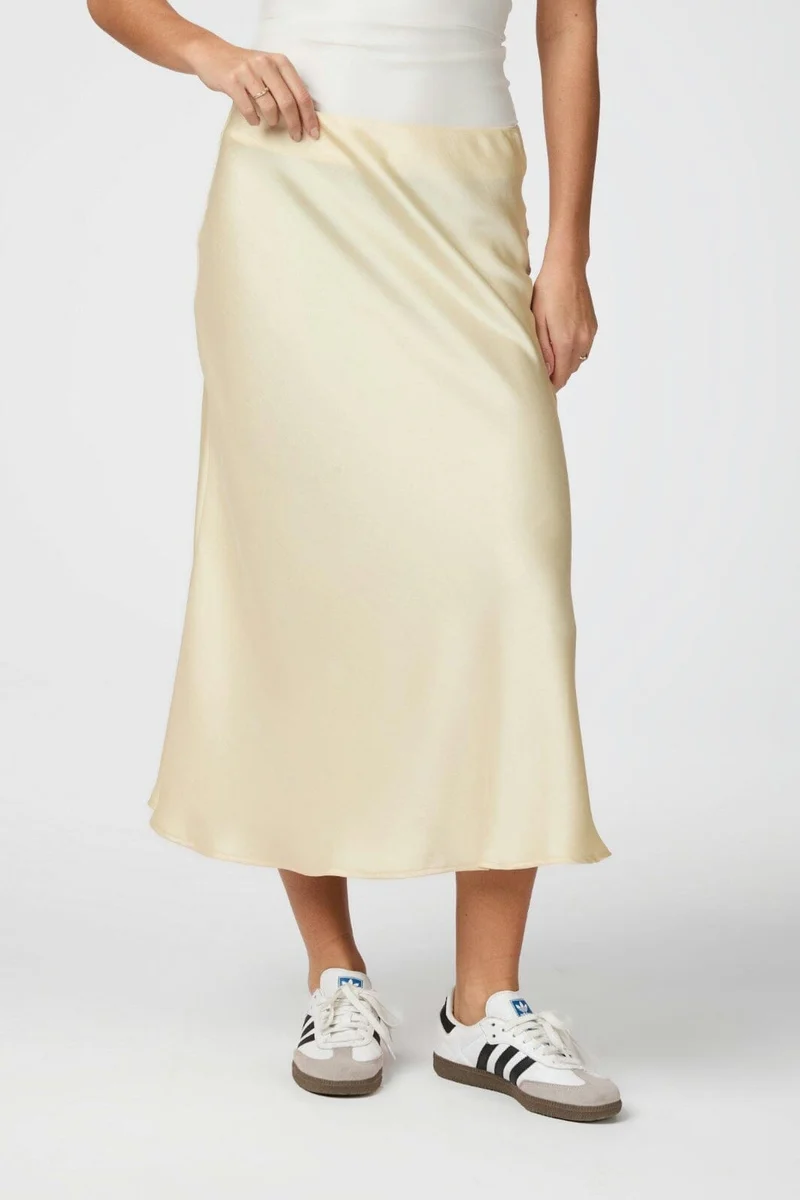 Neo Noir - Bovary Skirt 157755 - 191 - Light Yellow
