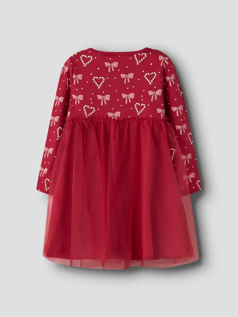 Name It - Nbfri Ls Dress - 4846344 Jester Red