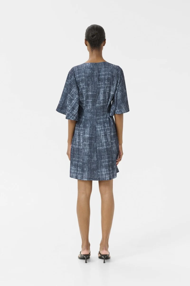 Gestuz - Gzdemia P Short Dress 10910411 - 107880 - Dark Denim Structure