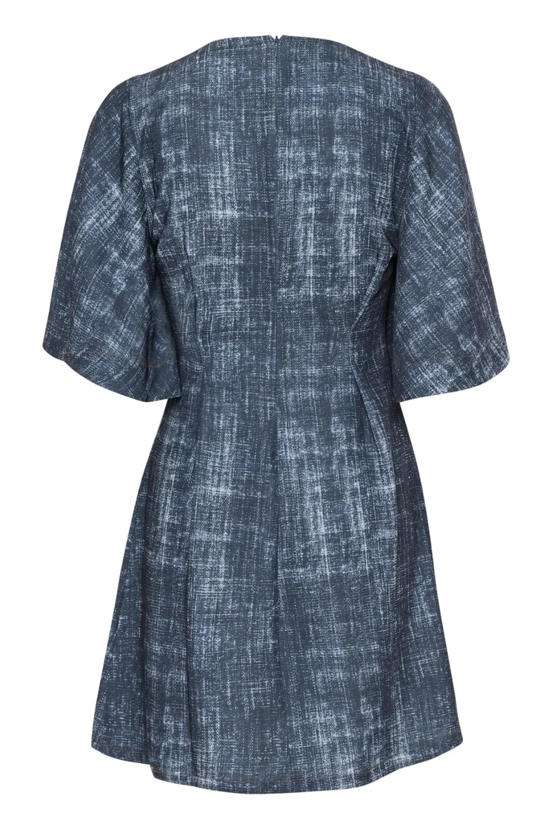 Gestuz - Gzdemia P Short Dress 10910411 - 107880 - Dark Denim Structure