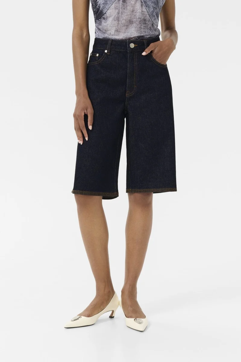 Gestuz - Gzsummer Long Shorts 10910456 - 107896 - Unwashed Denim