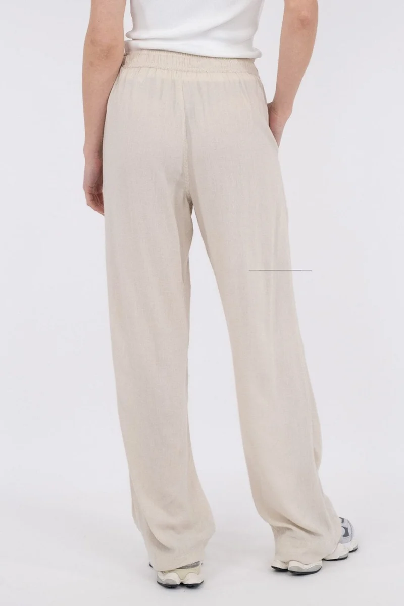 Neo Noir - Sonar Drapy Linen Pants - Natural