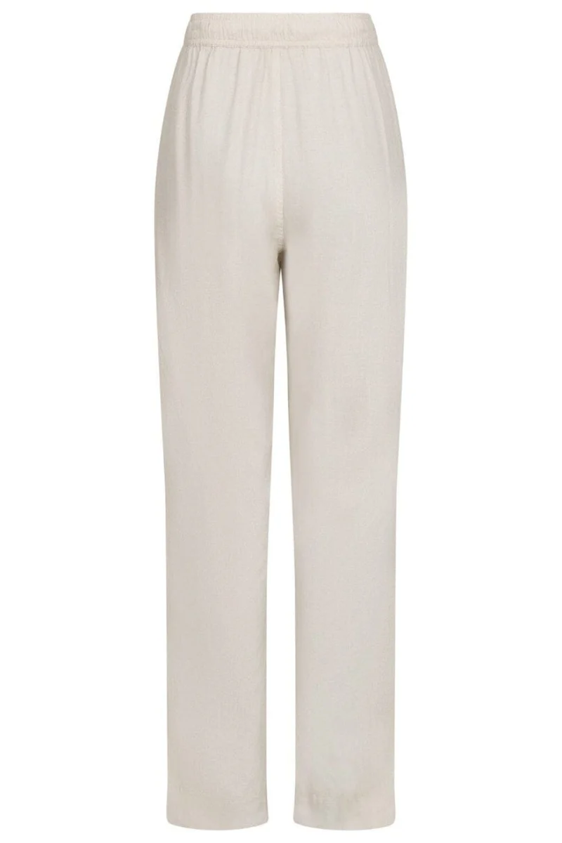 Neo Noir - Sonar Drapy Linen Pants - Natural