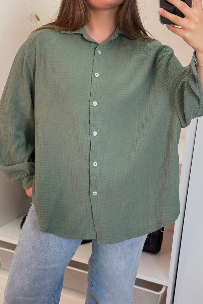 A-bee - Sonja Shirt - Khaki