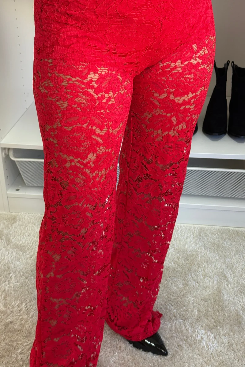 A-bee - Beatrix Pants - Red