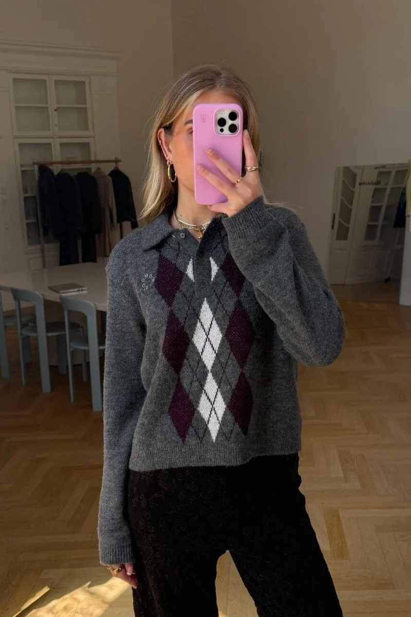 Modström - Roganmd Polo 58897 - 11830 - Diamond Check