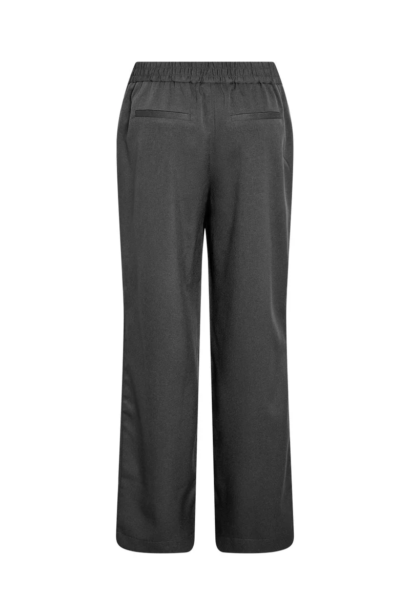 Noisy May - Nmellie Rhinestone Pants Fwd - 4847915 Dark Grey Melange
