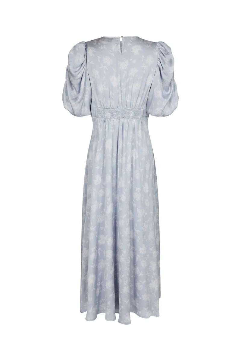 Neo Noir - Kikka Faded Flower Dress 167902 - 145 - Light Blue
