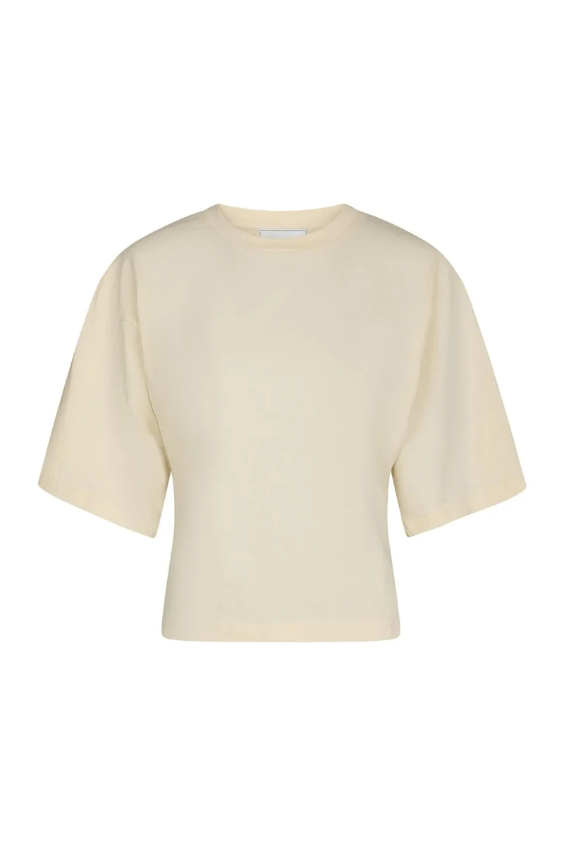 Neo Noir - Asha Boxy Tee 164418 - 416 - Butter Yellow