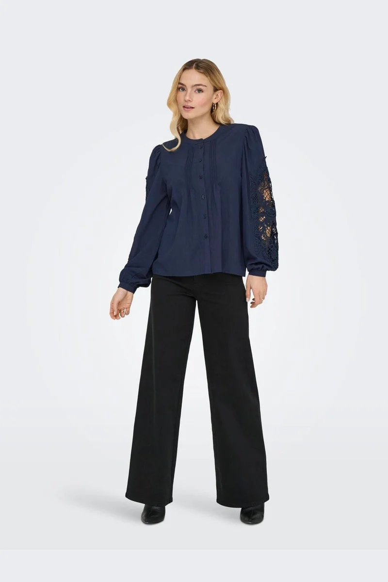 JDY - Jdycora L/S Shirt - 5035111 Night Sky