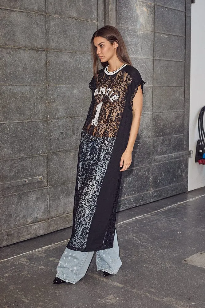 Haute L'Amitié - Lace Football Frill Dress HL10132 - Black