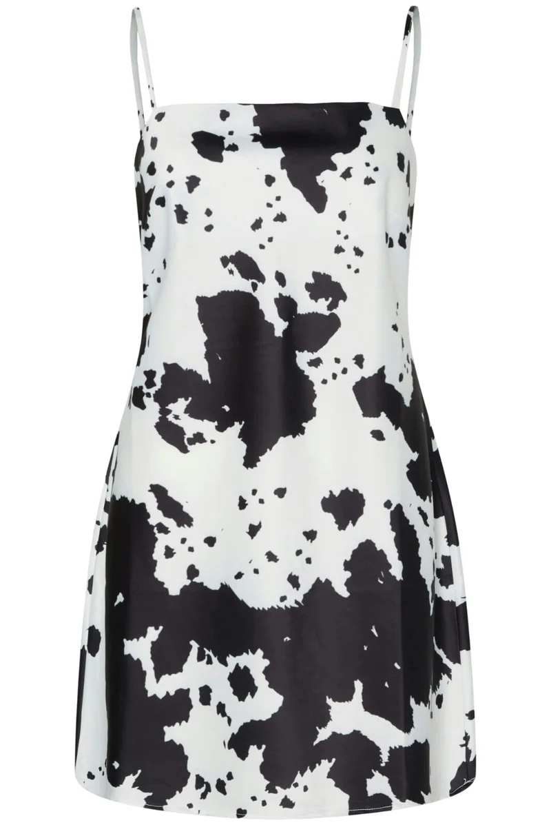 Pieces - Pcmari Mini Slip Dress Kca 17161623 - 4873066 - Bright White Cow