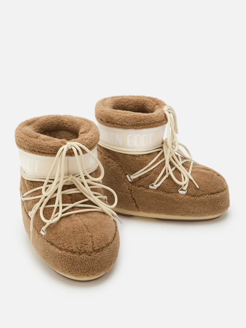 Moon Boot - Icon Low Fleece Jr 80D1409700 - M047 Camel