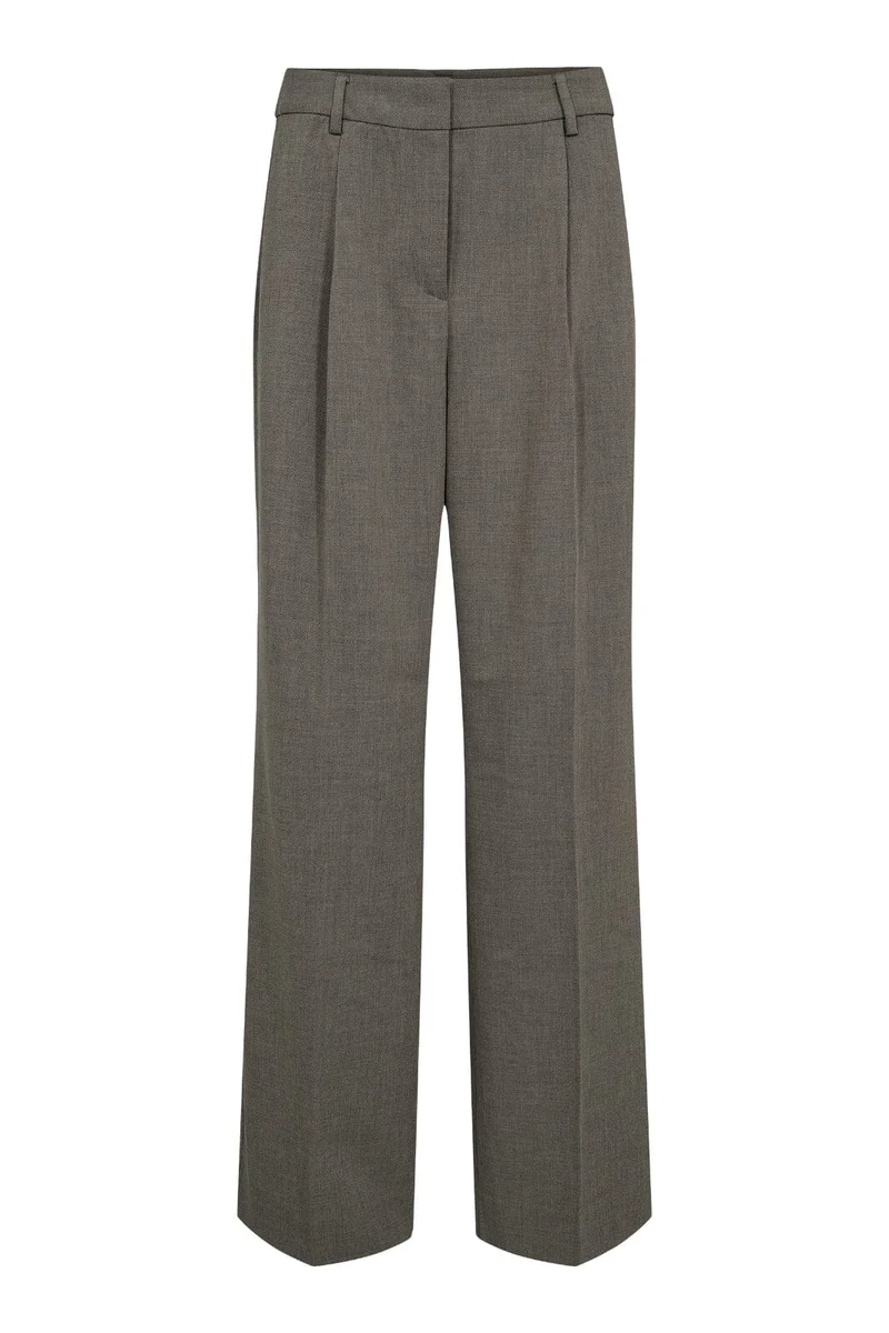 Haute L'Amitié - Nicole Pleat Pant HL10369 - Beige Melangé