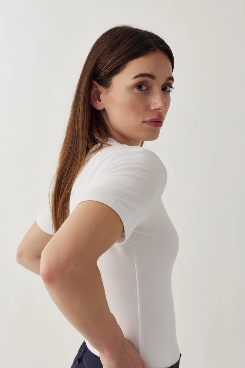 Noella - Lidie Ss Top 14090002 - 028 - White
