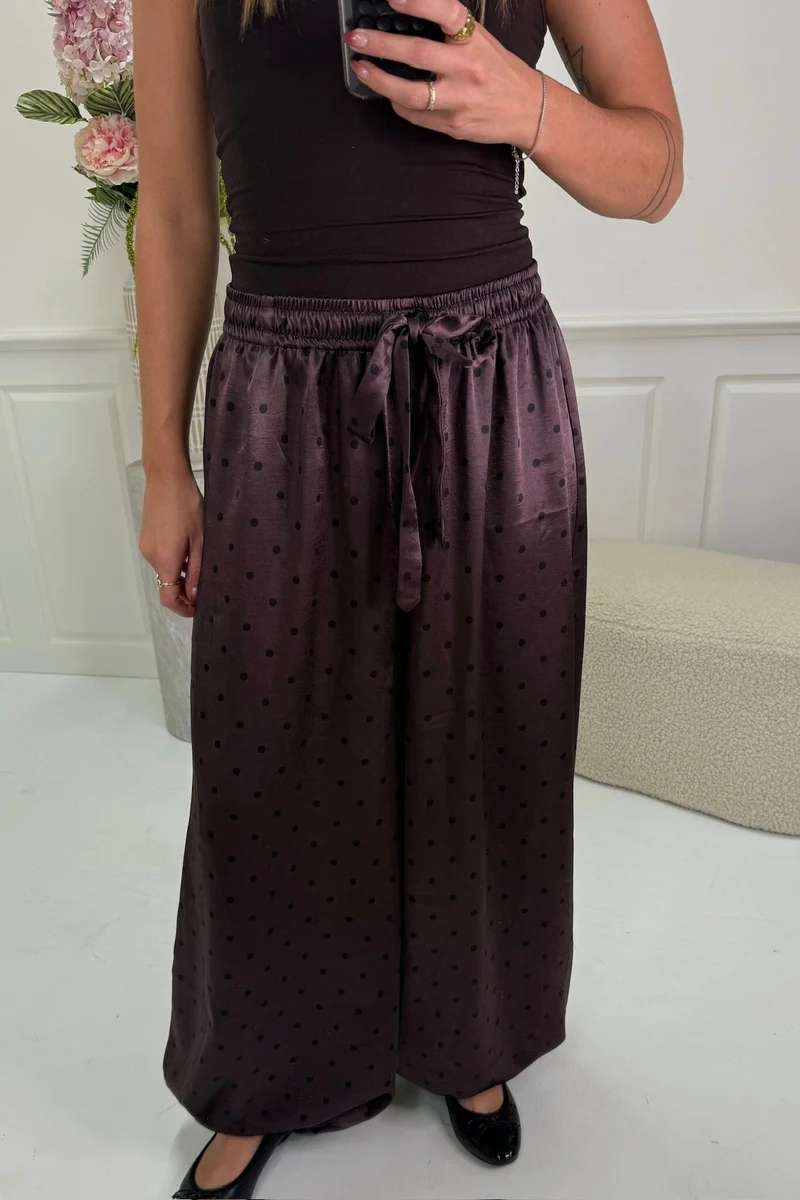 Dear Molly - Ballon dot pants 165006b - purple