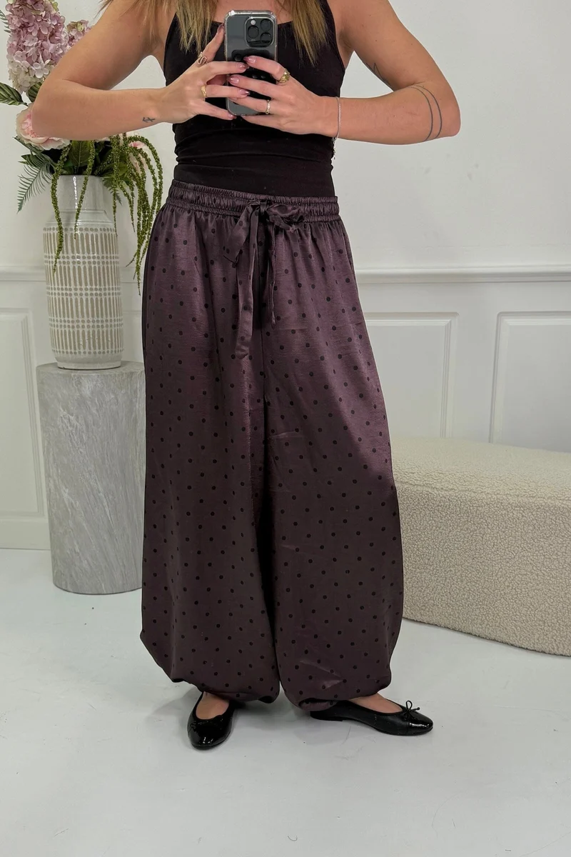 Dear Molly - Ballon dot pants 165006b - purple