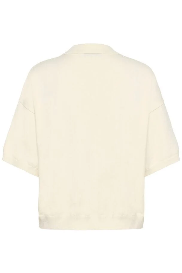 Gestuz - Gztalla Ss Polo Pullover 10910940 - 110103 - Egret
