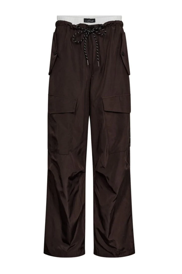 Haute L'Amitié - Cargo Pull On Trouser HL10265 - Mocca