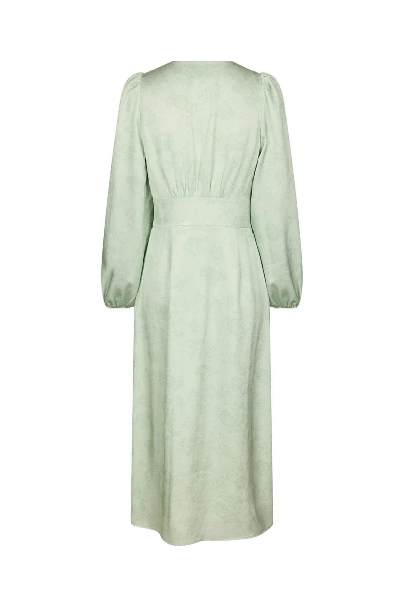 Neo Noir - Alto Pattern Sateen Dress 166828 - 154 - Light Green