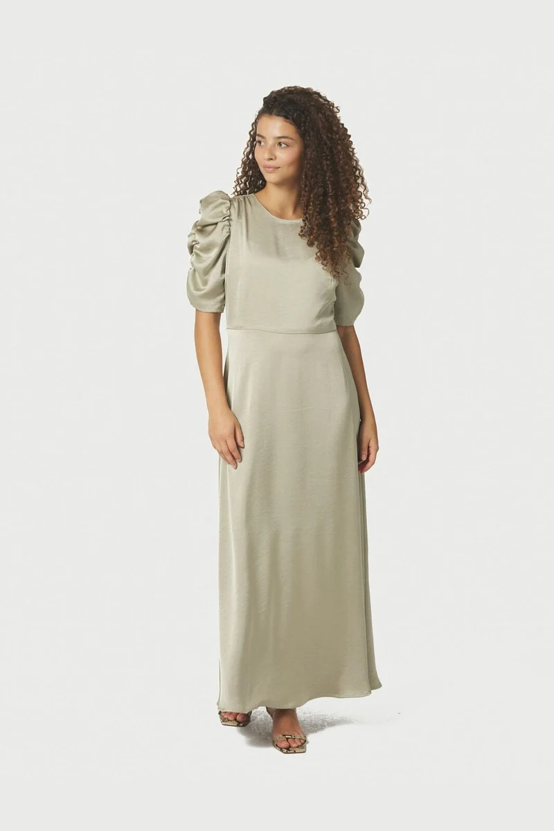 Neo Noir - Benuti Solid Dress 166584 - 154 - Light Green