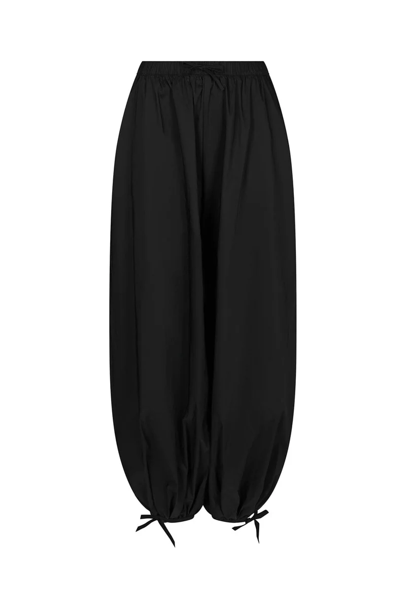 Neo Noir - Roxane Balloon Poplin Pants 167403 - 100 - Black