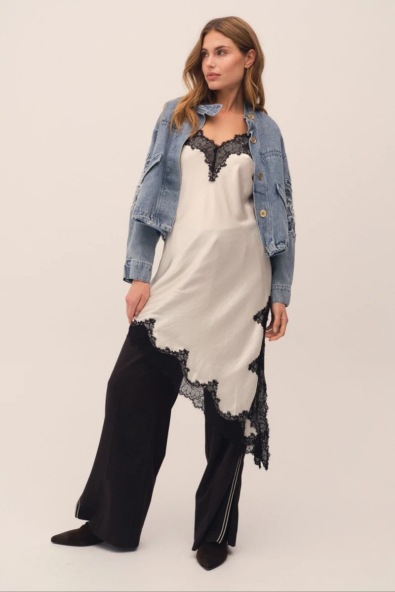Gossia - Zennago Dress G2882 - Creme